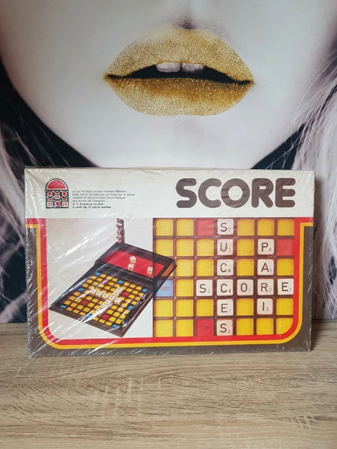 Jeu De Société SCORE - Mots Croisés Vintage Edmond Dujardin - Complet - Occasion