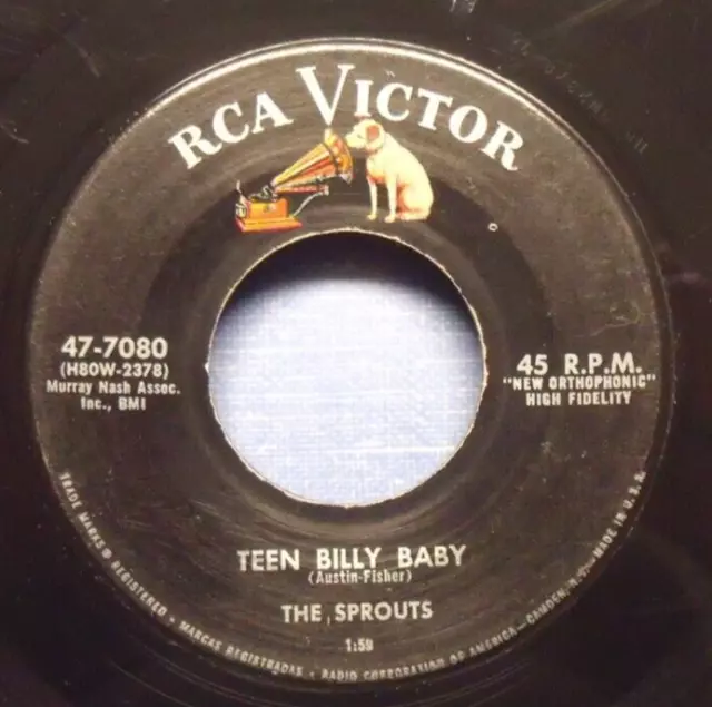 The Sprouts - Teen Billy Baby - 1957 Rockabilly 45