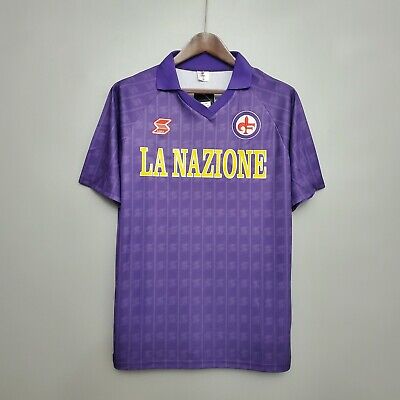 Maglia Fiorentina 1989 90 maglietta viola Nazione retro vintage da collezione 89