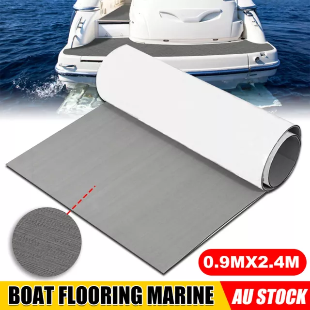 AU EVA Foam Boat Flooring Marine Carpet Teak Decking Sheet Nonskid Mat 90X240cm