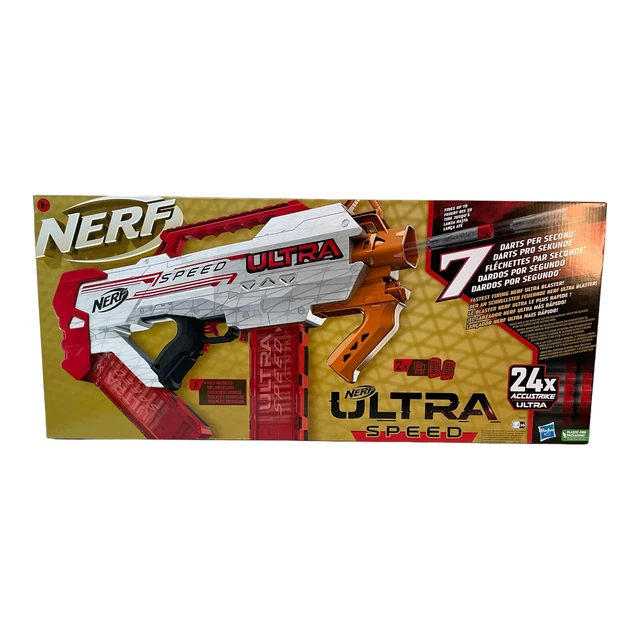 NERF GUN BLASTER Ultra Speed Gewehr 24 Darts vollmotorisiert Hasbro