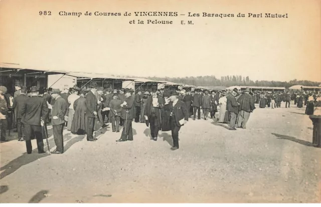 94 Vincennes #22320 Field Of Racing the Barracks of / The Pari Horseriding
