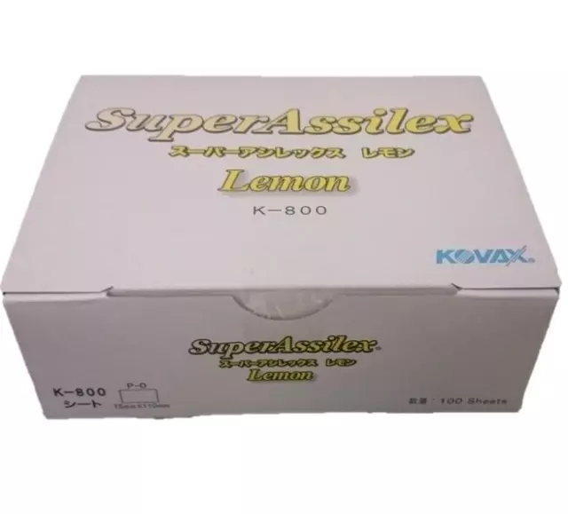 Kovax Eagle Abrasives Super Assilex Lemon K-800, Körnung 800, ohne Löcher,...
