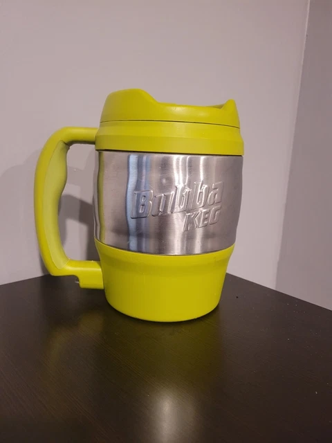 Bubba Keg 52oz Insulated Green & Stainless-Steel Travel Mug Handle Hot or Cold