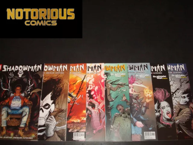 Shadowman 1-8 Complete Comic Lot Run Set Cullen Bunn Valiant Collection