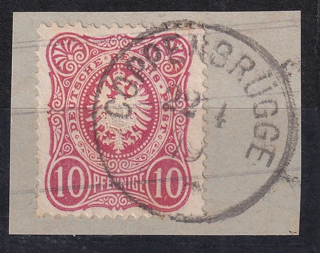 64971) COPPENBRÜGGE Hannover 1879 nachverwendeter Preußen-Stempel
