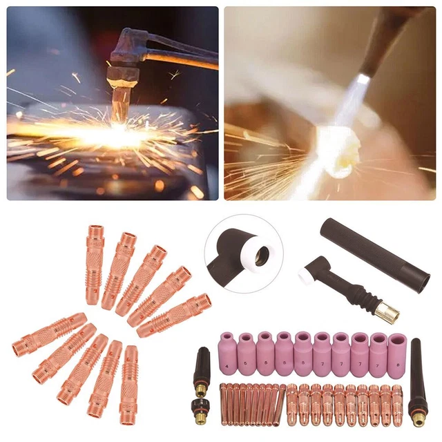 Set Argon Saldatura WP Serie 17/18/26 Accessorio Saldatrice Corpo Colletto Torcia Saldatura
