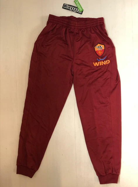 5117 ROMA Kappa Pantaloni Allenamento Rossi Training Pants EUR 49,90 IT