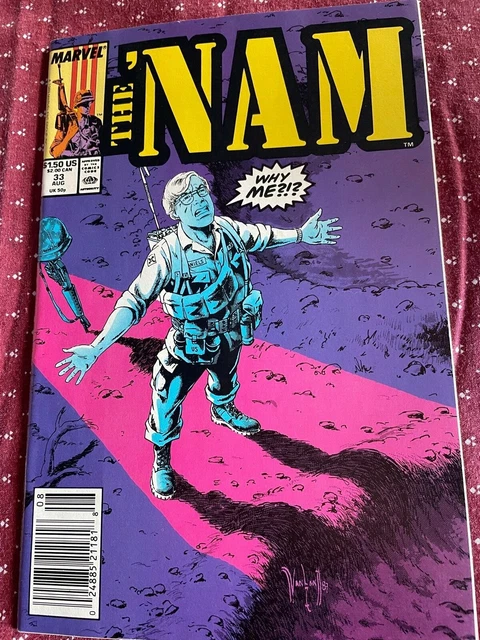 THE NAM 33  Marvel Comic Books 1989 2 available