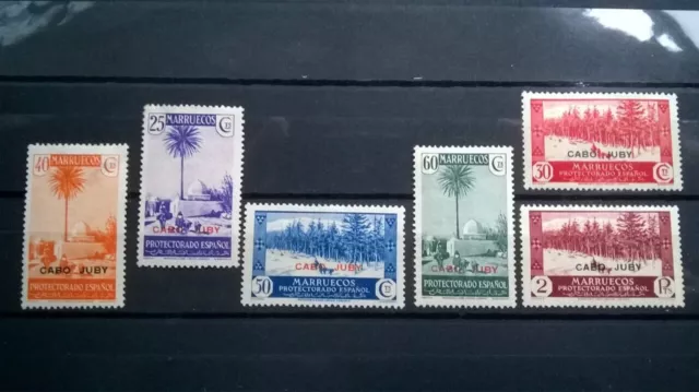 Cabo Juby 1935-36 Set. Mh*. Very Scarce