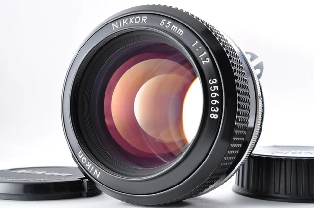 Nikon Ai Nikkor 55mm F1.2 Converted MF Standard Prime Lens Near mint Fm Jp #6638