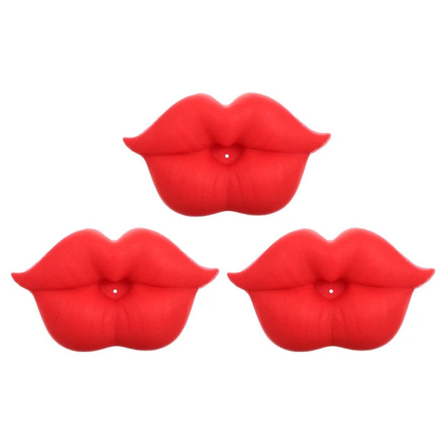 3 pz ciuccio in silicone divertente bambola giocattolo labbra bambino