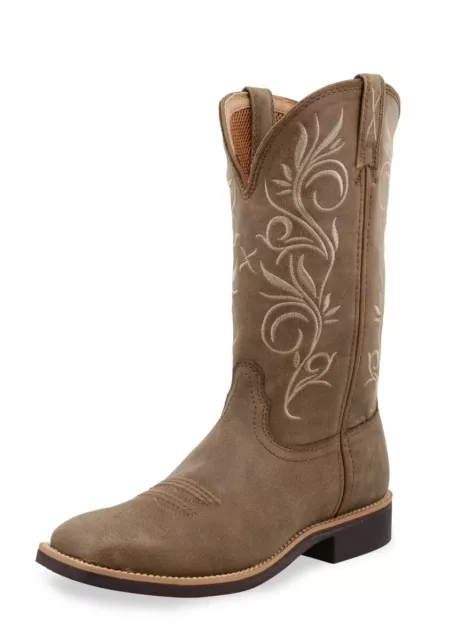 Twisted X Women's Top Hand Western Boots in Bomber Leather