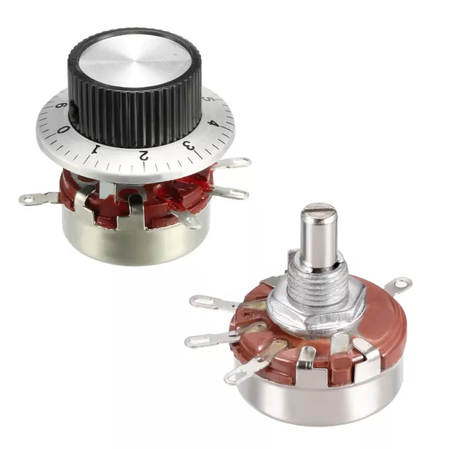 WH118 1K-470K Ohm Variable Resistor Single Turn Rotary Carbon Film Potentiometer