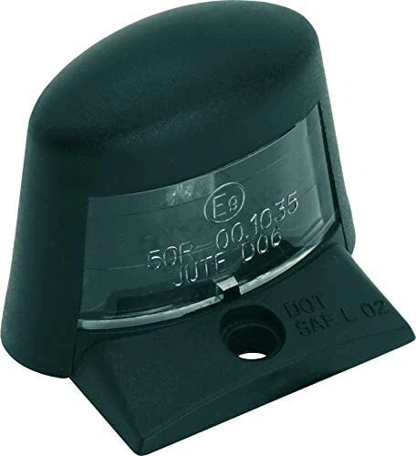 Luce Targa Moto Omologata AMAS con Lampada W5W 12 Volt 5 Watt Inclusa
