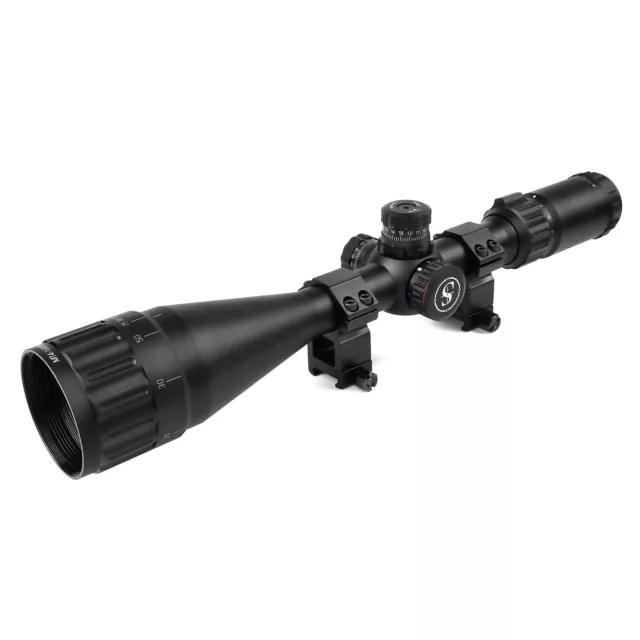 SNIPER MT 4-16X50 AOL Hunting Rifle Scope/Red, Green Illuminated Mil Dot Reticle