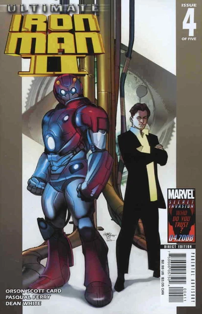 Ultimate Iron Man II #4 VF/NM; Marvel | Orson Scott Card - we combine shipping