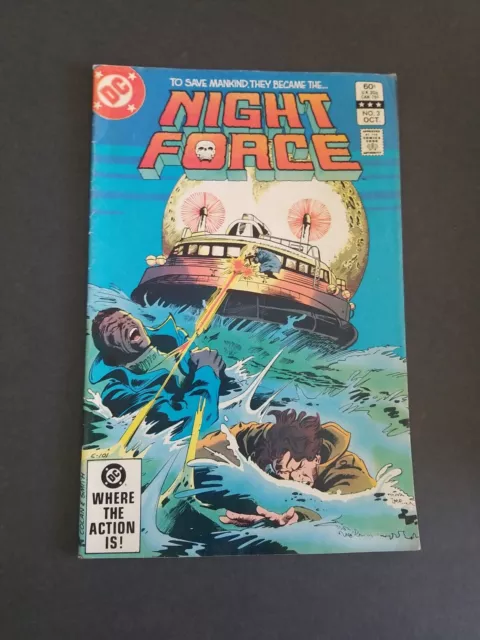 The Night Force Vol. 1, No. 3 October 1982 Dc Comics Original