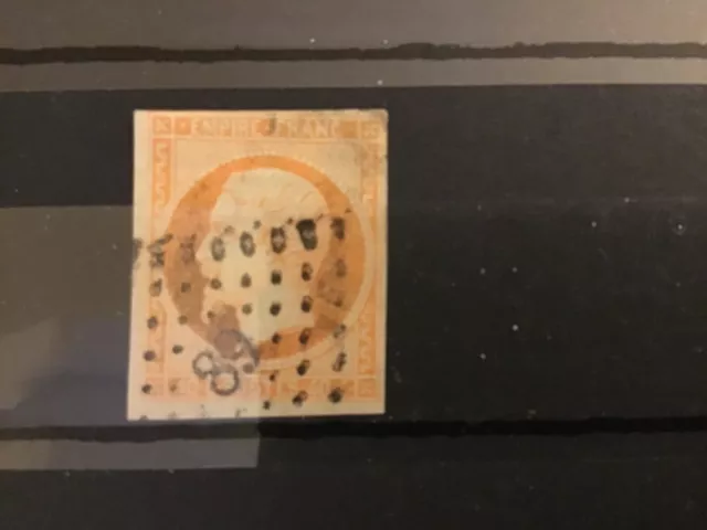 Lot 33 timbre de France type Napoleon III n°16 Obl losange petits chiffres
