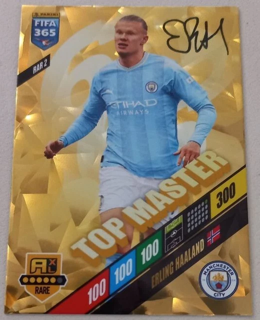ERLING HAALANDPANINI ADRENALYN Xl 2024Fifa 365 Rare Top Master