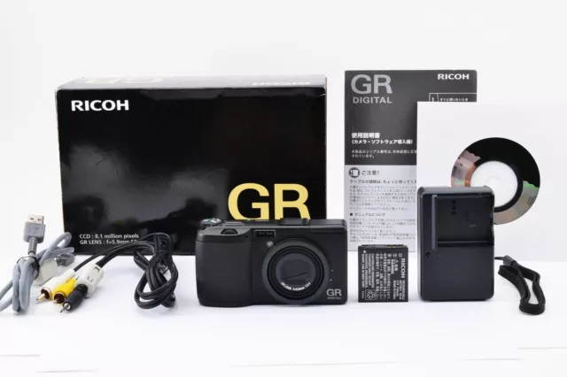 Ricoh GR DIGITAL 8.1MP Digital Camera [Mint Only 180 Shots] From JAPAN #1475