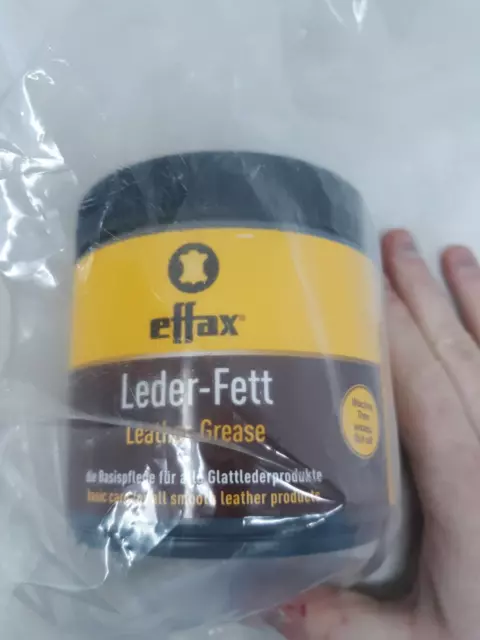 Leather grease black leather re-greasing effect leder slices 500 ml Effax