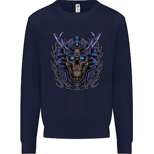 Felpa Maglione Maglione Samurai Skull MMA Arti Marziali Palestra Allenamento Uomo 3