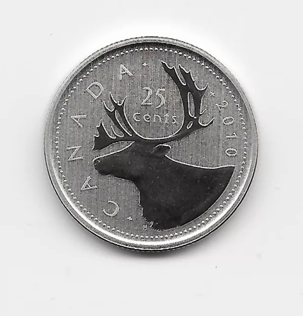 2010  Canada  Specimen  25 Cents  Coin