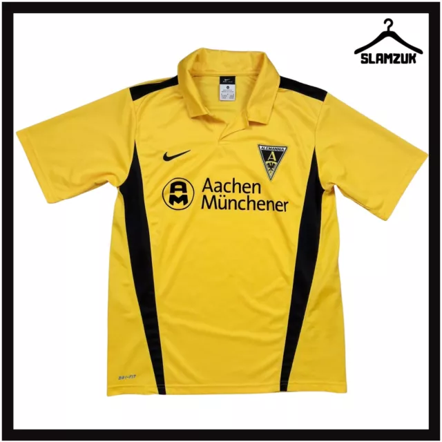 Alemannia Aachen Fußball Shirt Nike Medium Heim Trikot Trikot 2010 2011 E87
