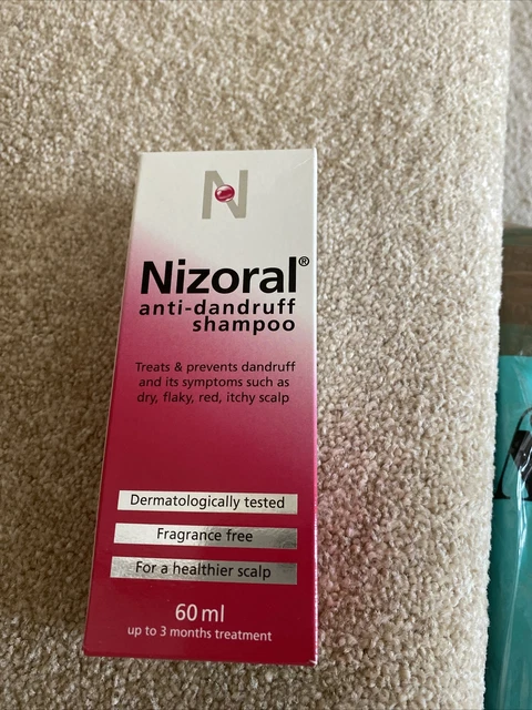 Nizoral Anti-dandruff Shampoo 60ml, clinically proven Treatment for dandruff