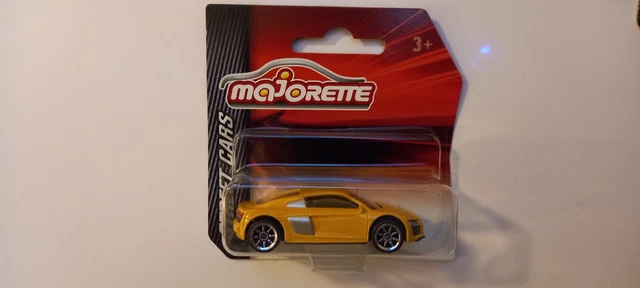 Majorette Audi R8 Jaune 1/58 - Édition 2023 Neuve Sous Blister - Réf. 237 F