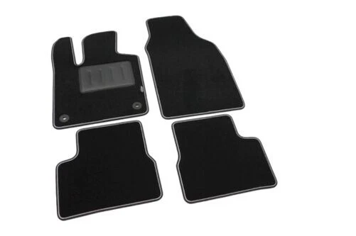 Matten Teppichboden Anti-rutsch Fiat 500e 2020- Limousine Cabrio, Modell 3+1 3