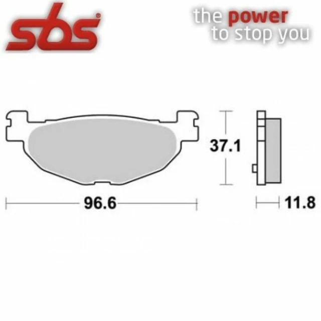 Plaquettes De Frein Arrière AHL Pour Yamaha XP 500 T-Max 2004-2011 - Semi-Métalliques