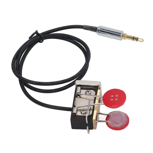 Automatic Morse CW Key CW Morse Code Key Automatic Brass Resin Mini Portable