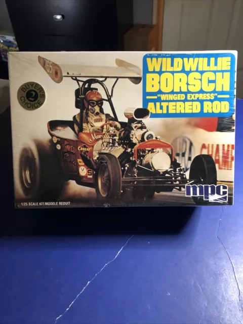 MPC Wild Willie Borsch Winged Express Altered Rod 1:25#6066 F/S In’96 Model Kit