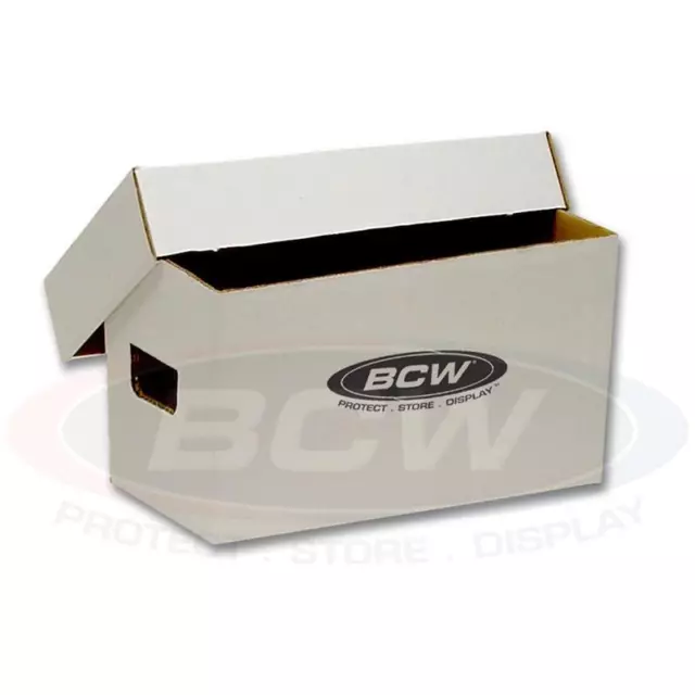 Lot Of 10 - BCW 45 RPM Record Vinyl Album Storage Box - Holds Over 150 7" LPs