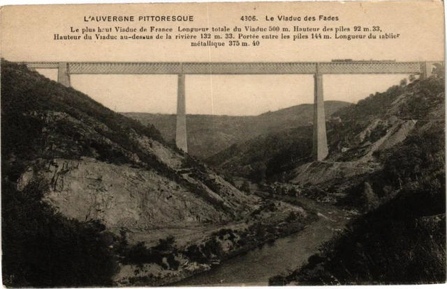 CPA L'Auvergne Pictoresque - Viaduct des FADES - The highest viaduct (222093)