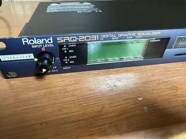 Roland SRQ-2031 Numérique Égaliseur Graphique Noir Utilisé