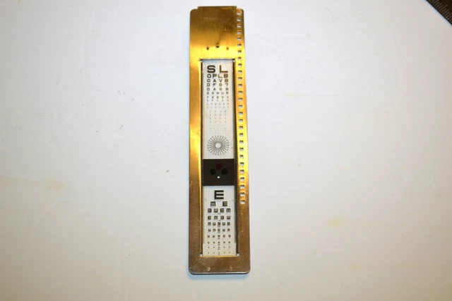 Slides For Eye Charts ? Letters Lessening In Size Letter E In Positions
