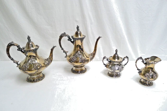 Reed & Barton King Francis Silver Plated Tea Set