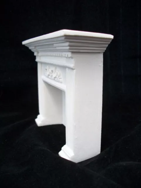 Fireplace   #UMF2  Colonial 1 plaster & resin  dollhouse   1/12 scale miniature