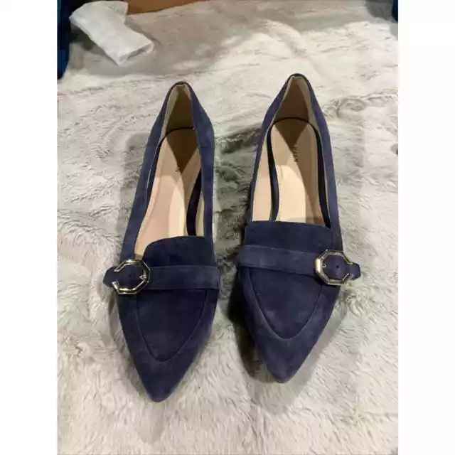 COLE HAAN WOMEN S loafers Size 38 U.K. Size 5 Navy blue