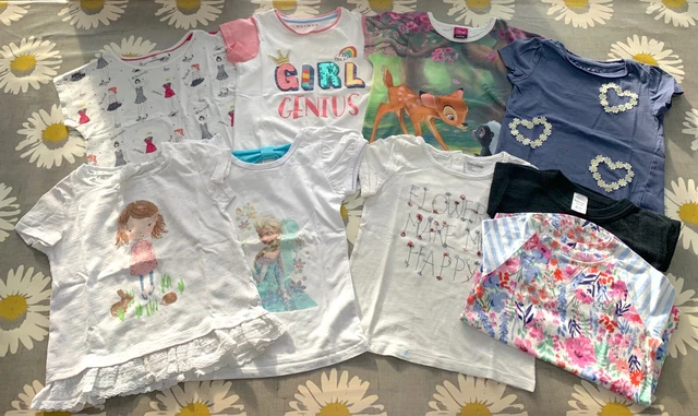 Bundle of Girls T-Shirts - Size 5 Years