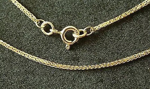 9ct  GOLD SPIGA CHAINS 16"-26" FULLY HALLMARKED, MADE IN THE U.K.