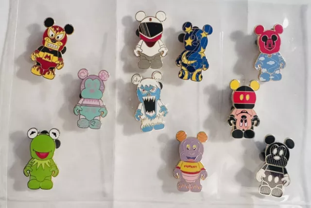 2008 Disney Vinylmation Park/Urban #1 Mystery Pin Complete Set (One Pin Broken)