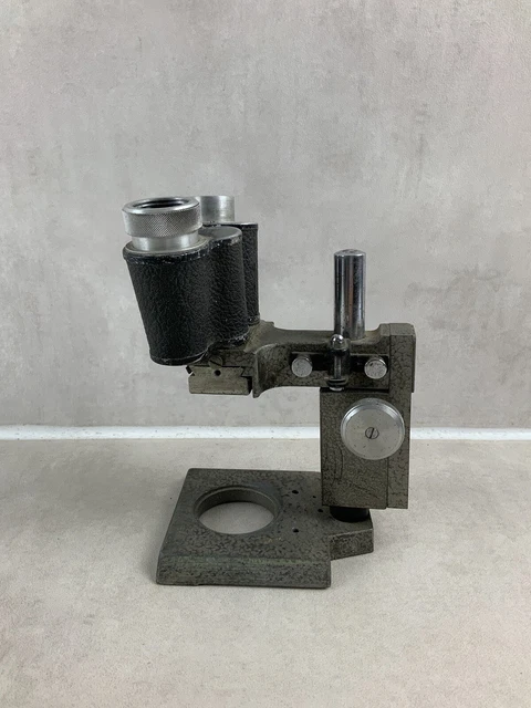 Ancien microscope Fopex France Bbt Krauss avec divers objectifs médical science - Collection