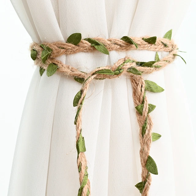 Pair Of Twisted Vines Rope Curtain Tie Backs Tiebacks Holdbacks Window Decor US 2