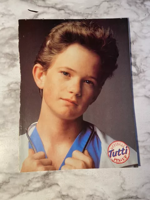 Neil Patrick Harris Doogie Howser MD. Pinup from 80’s Teen Magazine. Chad Allen.