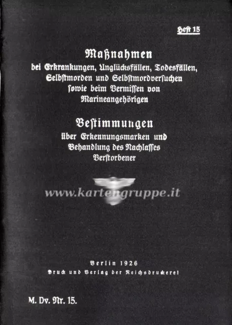 Scannen Kriegsmarine ERKENNUNGSMARKEN Handbuch (H.Q. PDF-Datei)