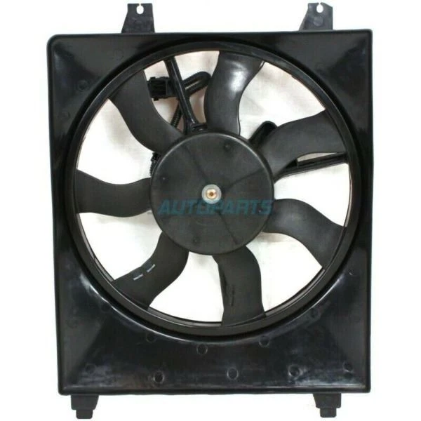 RADIATOR FAN MOTOR Fan Assembly Condenser Right Hand Fits 0709 SANTA